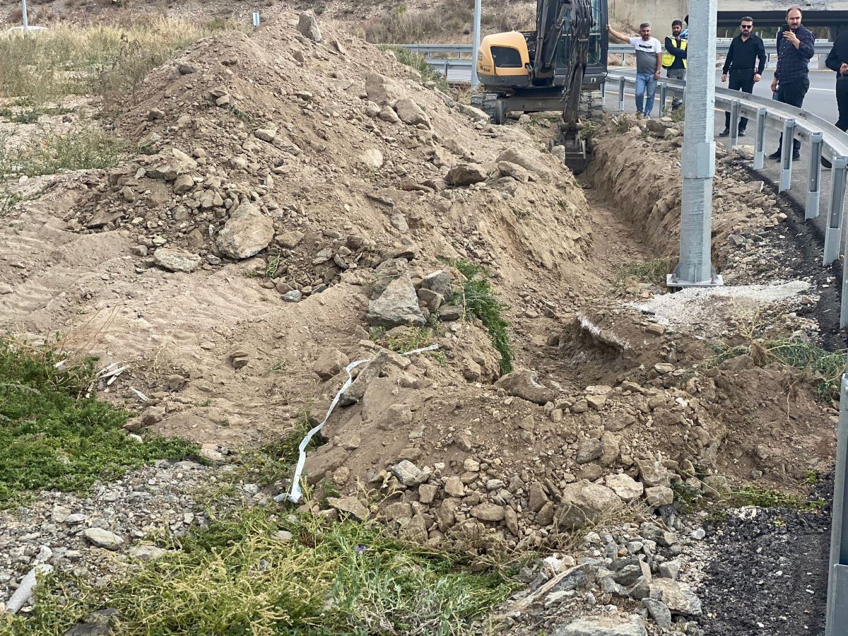 Ankara'da yol çalışmasında insan kemikleri bulundu