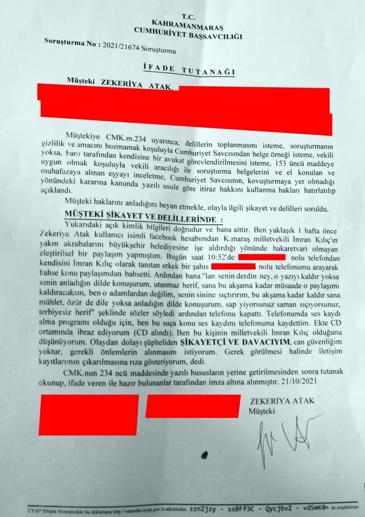 AKP’li vekil yurttaşı sosyal medyadan açık açık küfürle tehdit etti