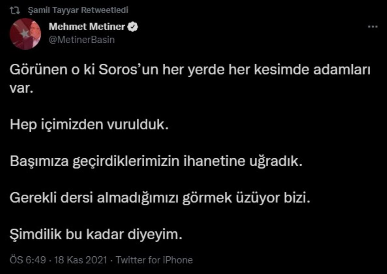 AKP'de 'Soros' kavgası iyice derinleşiyor