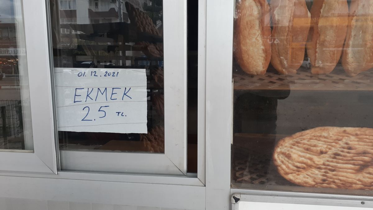 Osmaniye'de ekmeğe zam