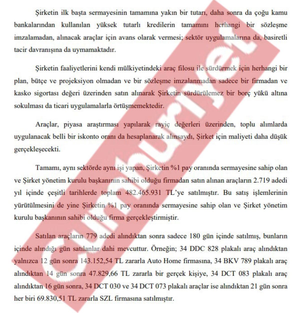 Sayıştay'ın raporunda ortaya çıktı: Ziraat Bankası'nın şirketi Central Oto'da milyonlarca lira zarar