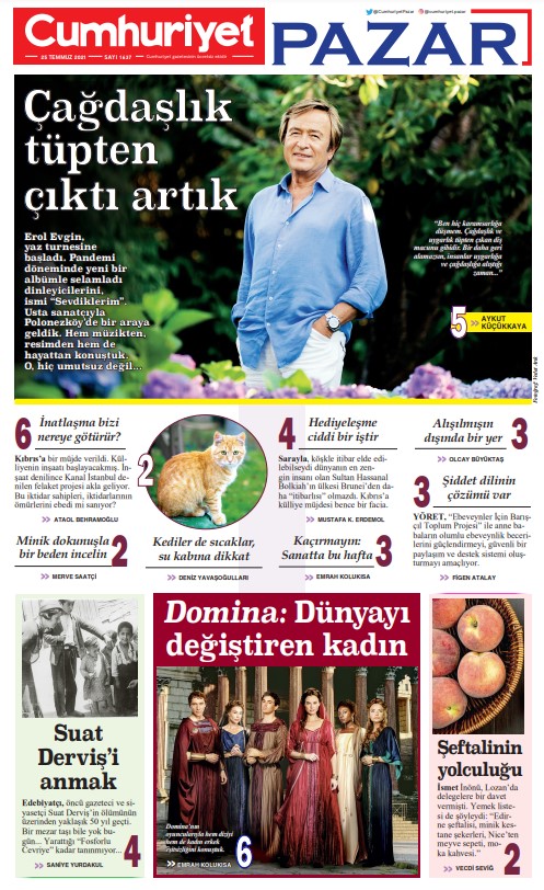 Cumhuriyet Pazar'da bu hafta...