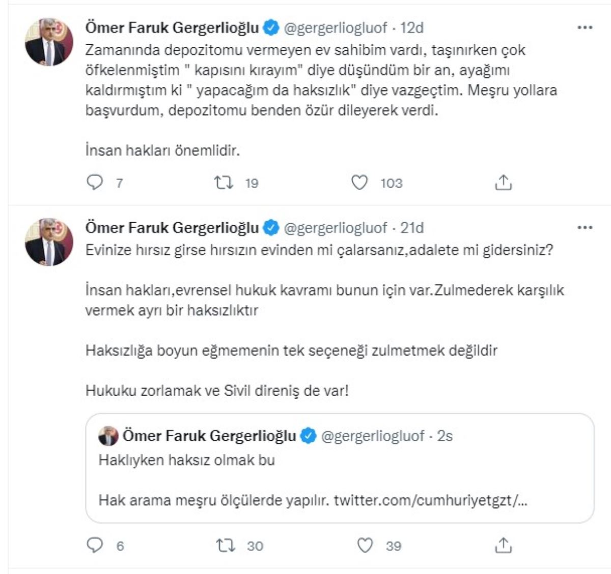 Gergerlioğu'nun işçiye eleştirisi tepki çekti: "Öfkesini haklı çıkardınız"