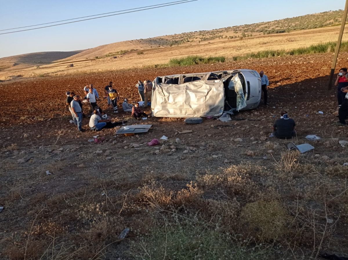 Mardin'de trafik kazası: 10 yaralı