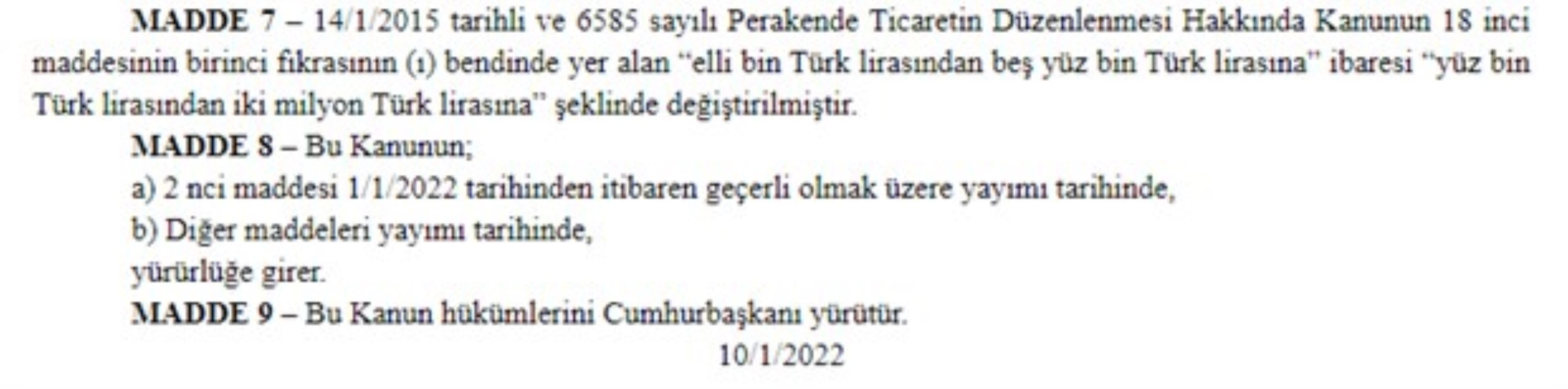 Resmi Gazete'de yayımlandı: Stokçuluk yapana ceza arttı