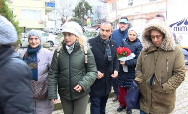 Sarıyer'de mahalleliden Santa Maria Kilisesi'ne 'geçmiş olsun' ziyareti