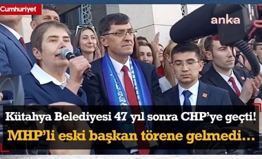 Kütahya 74 yıl sonra CHP'ye geçti! MHP'li eski başkan devir teslim törenine gelmedi...