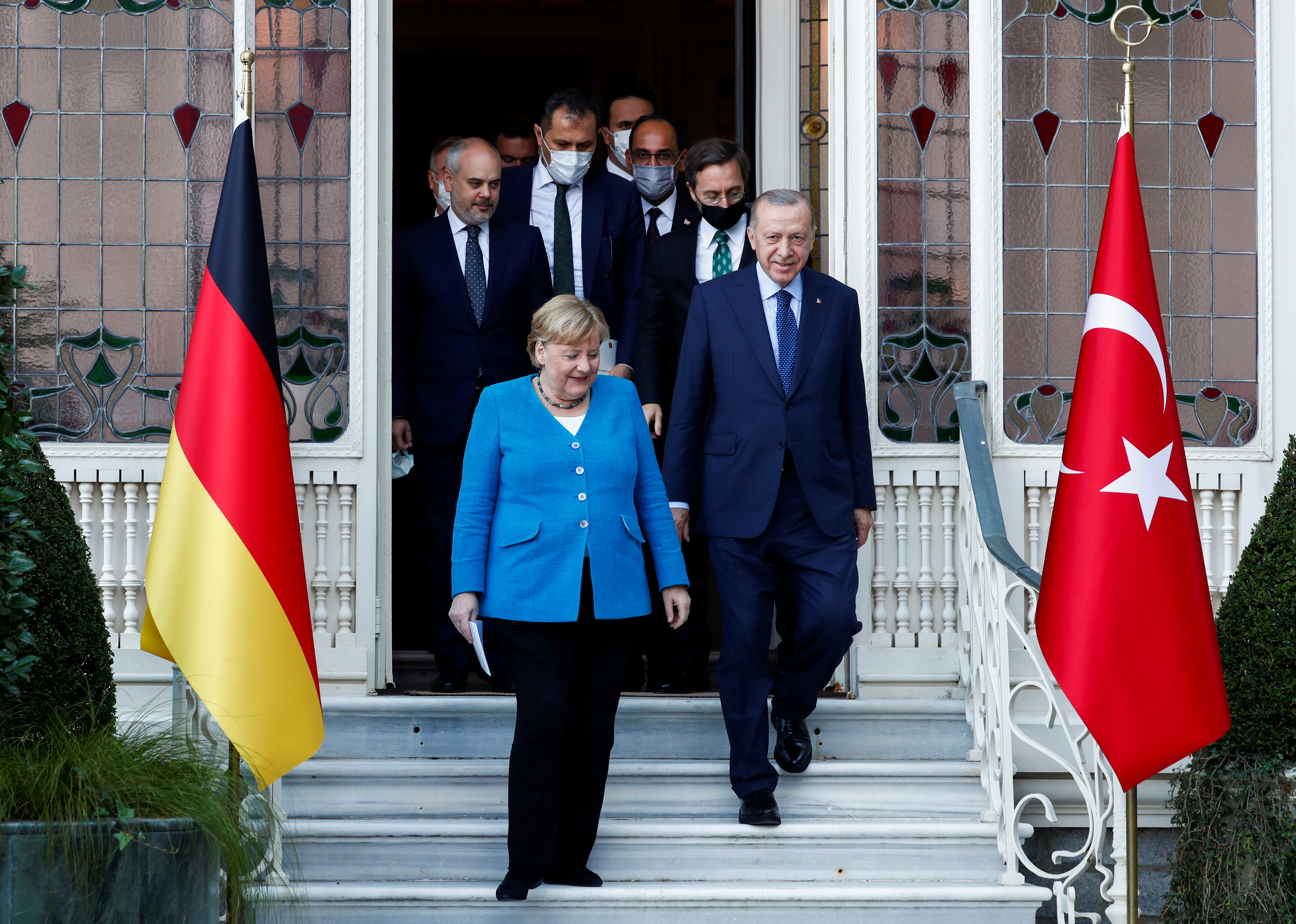 Angela Merkel'den Türkiye'ye veda ziyareti