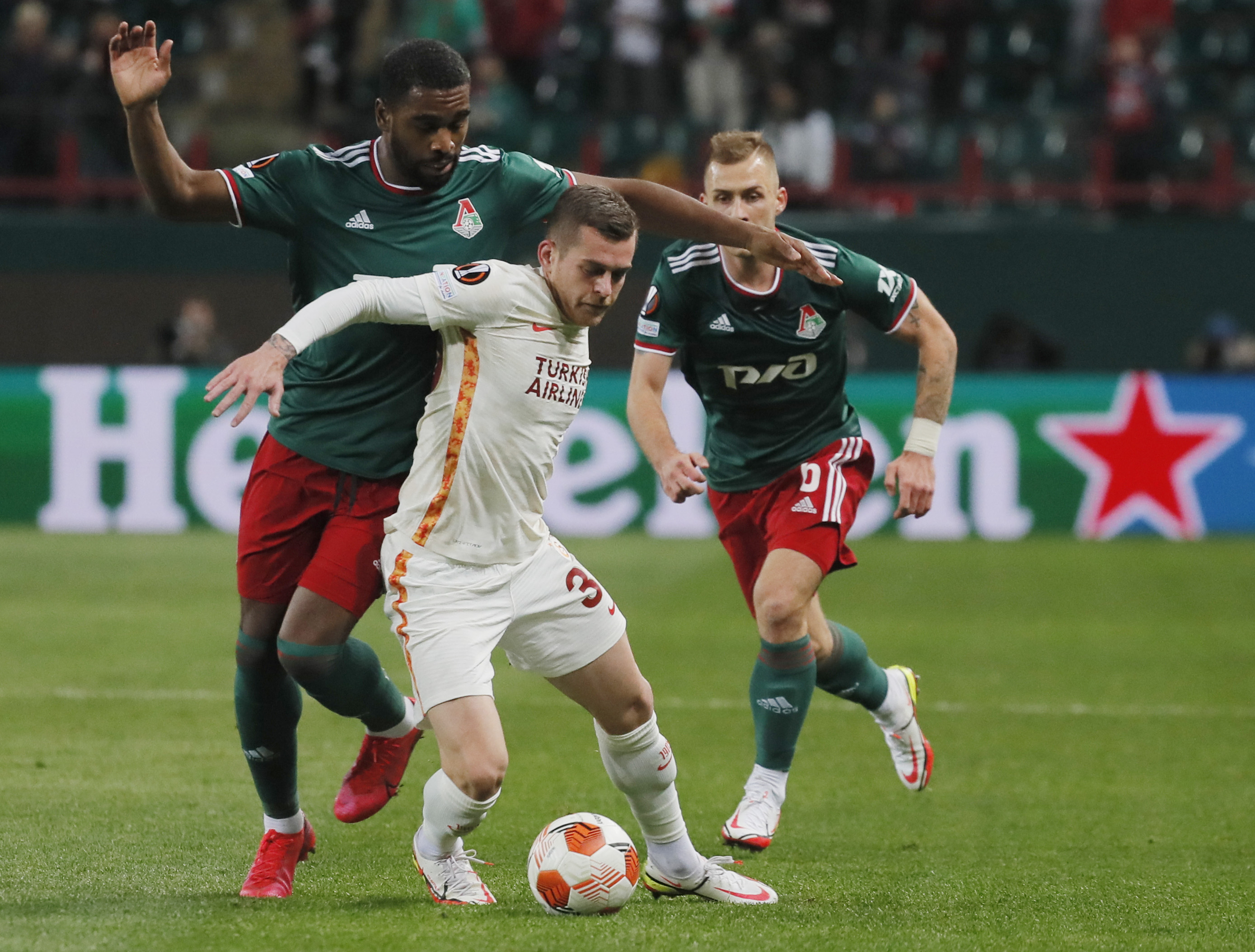 Galatasaray, Lokomotiv Moskova'yı yendi! Lokomotiv Moskova 0-1 Galatasaray