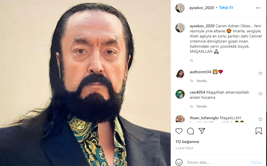 Adnan Oktar cezaevinde imaj değiştirdi