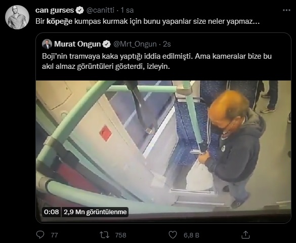 Boji'ye kurulan kumpasa tepkiler gecikmedi: "Bir köpeğe bile suç atacak kadar kötü olmak..."