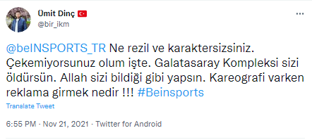 Galatasaray taraftarından yayıncı kuruluşa "reklam" tepkisi