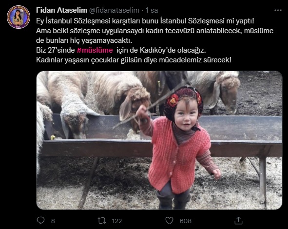 <p>Fidan Ataselim'in paylaşımı.</p>