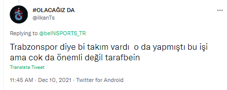 Trabzonspor taraftarından yayıncı kuruluşa 'Lazio' tepkisi