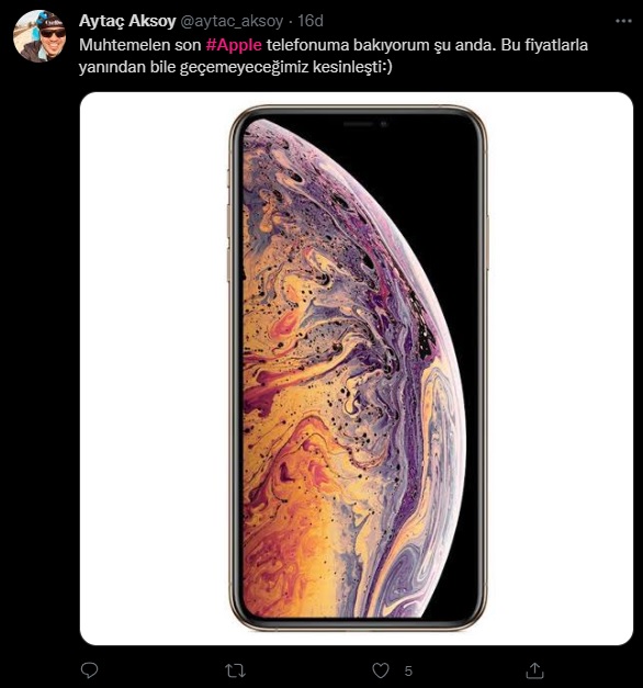 Sosyal medyada Apple zammına tepkiler: 'Muhtemelen son telefonuma bakıyorum'