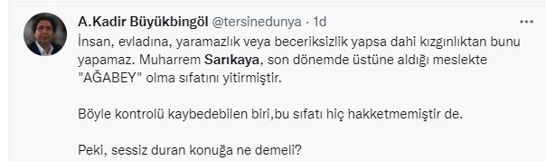 Habertürk yazarı Muharrem Sarıkaya'ya tepki yağdı