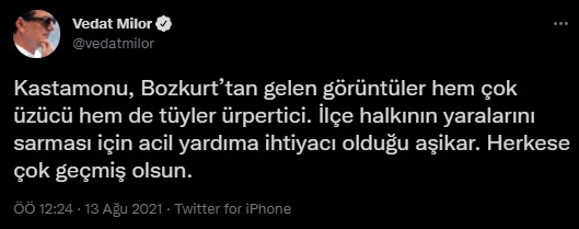 Ünlü isimlerden sel felaketi tepkisi: 'Gördüğümüzden çok daha büyük'