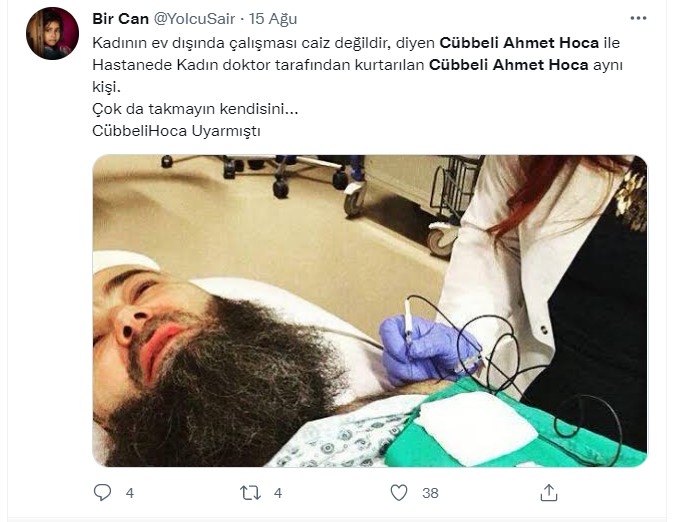 Lezbiyenleri hedef gösteren Cüppeli Ahmet'e sert yanıt: Hoca! Şimdi kapat o çeneni