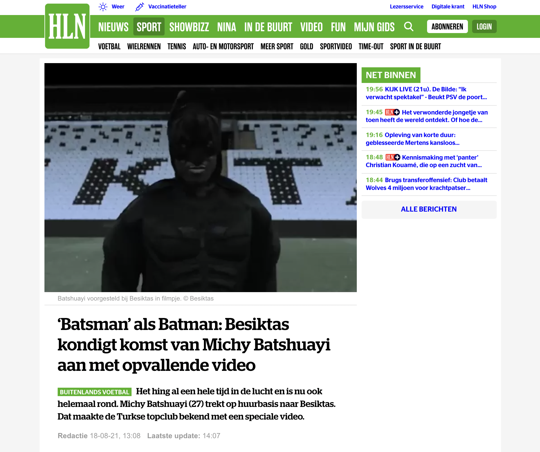 Beşiktaş'ın Michy Batshuayi transferi, dünya basınında yankı buldu