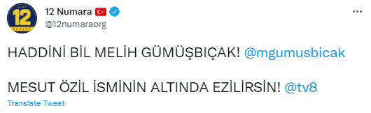 Fenerbahçe maçında spiker Melih Gümüşbıçak'ın, Mesut Özil'i eleştirmesine taraftar tepki gösterdi