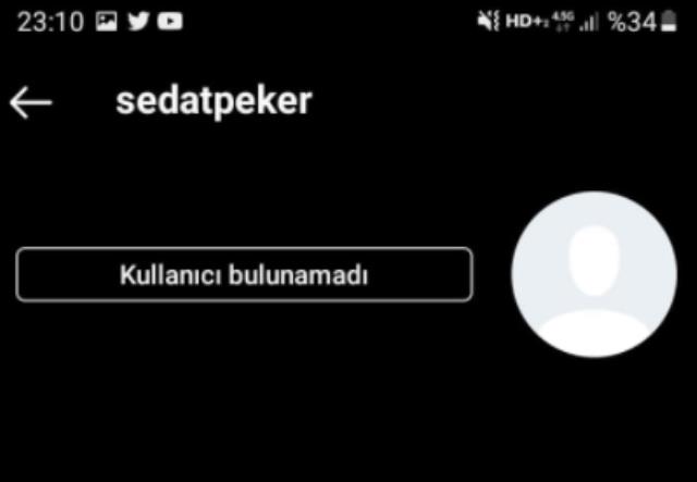 Sedat Peker'in Instagram hesabı kapatıldı