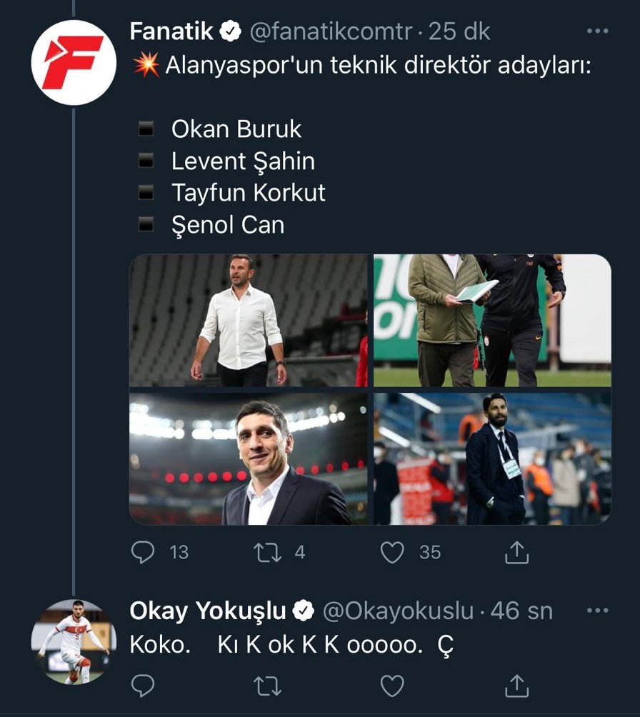 Milli oyuncu Okay Yokuşlu'nun sosyal medyada attığı tweet dikkat çekti