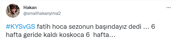 Galatasaraylı taraftarlar sosyal medyadan kulübe ve Fatih Terim'e tepki gösterdi