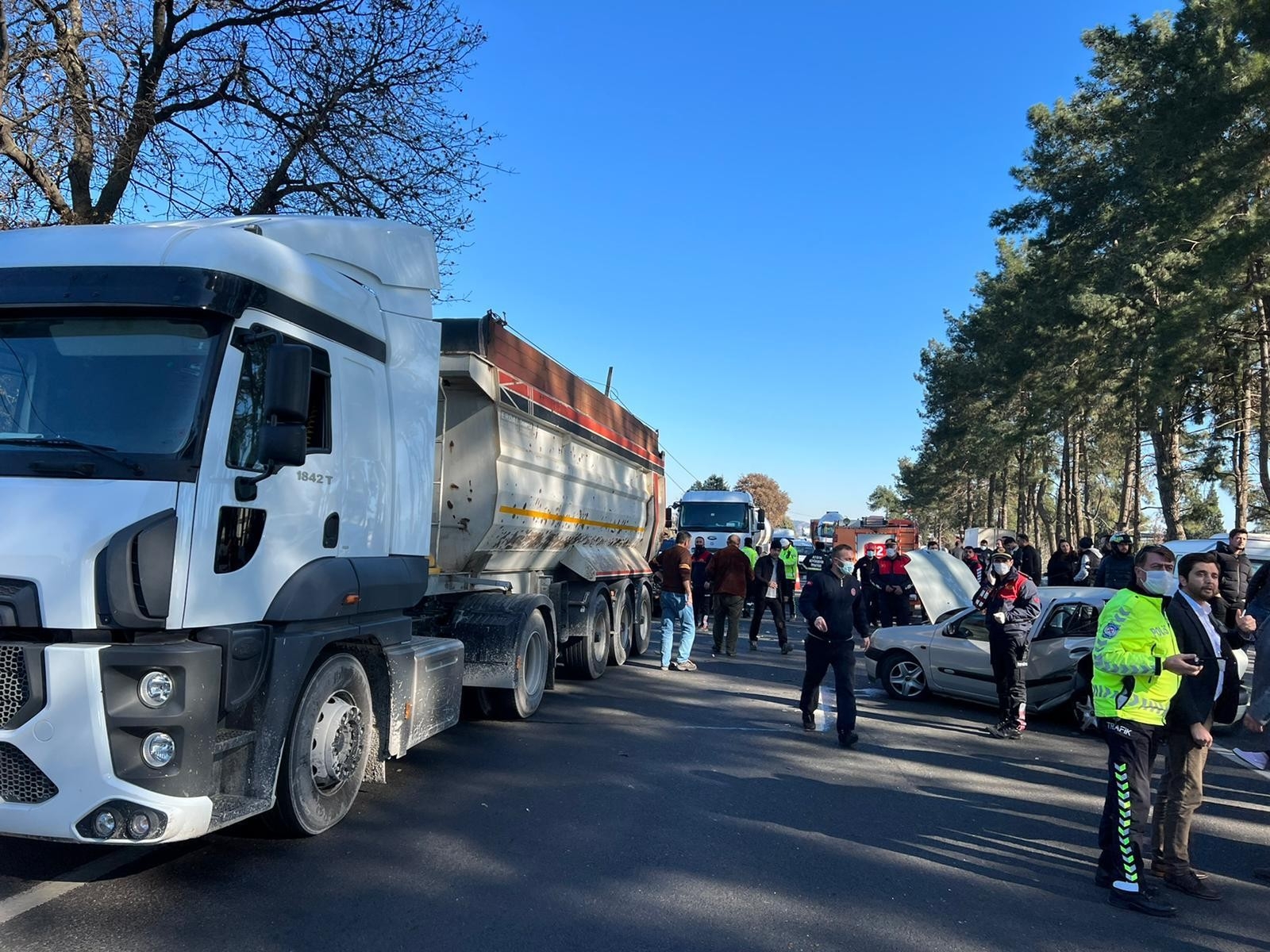 Aydın'da zincirleme trafik kazası: 10 yaralı