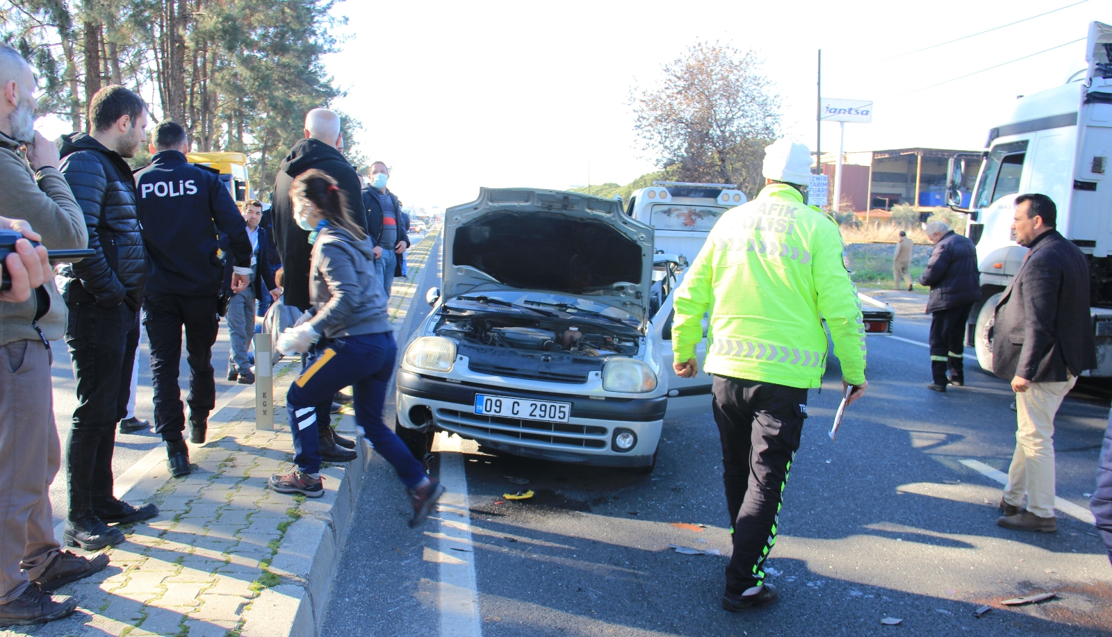 Aydın'da zincirleme trafik kazası: 10 yaralı