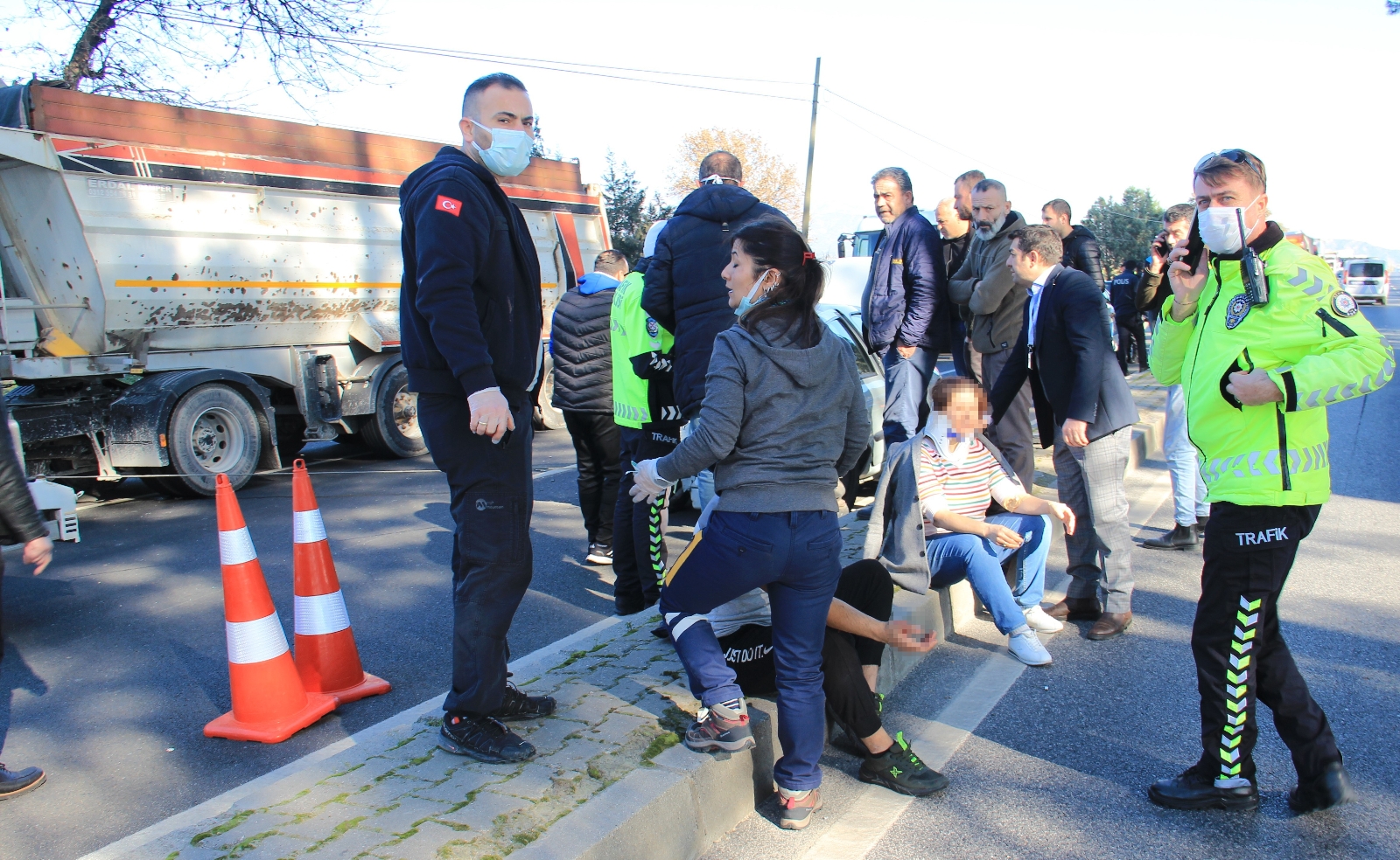 Aydın'da zincirleme trafik kazası: 10 yaralı