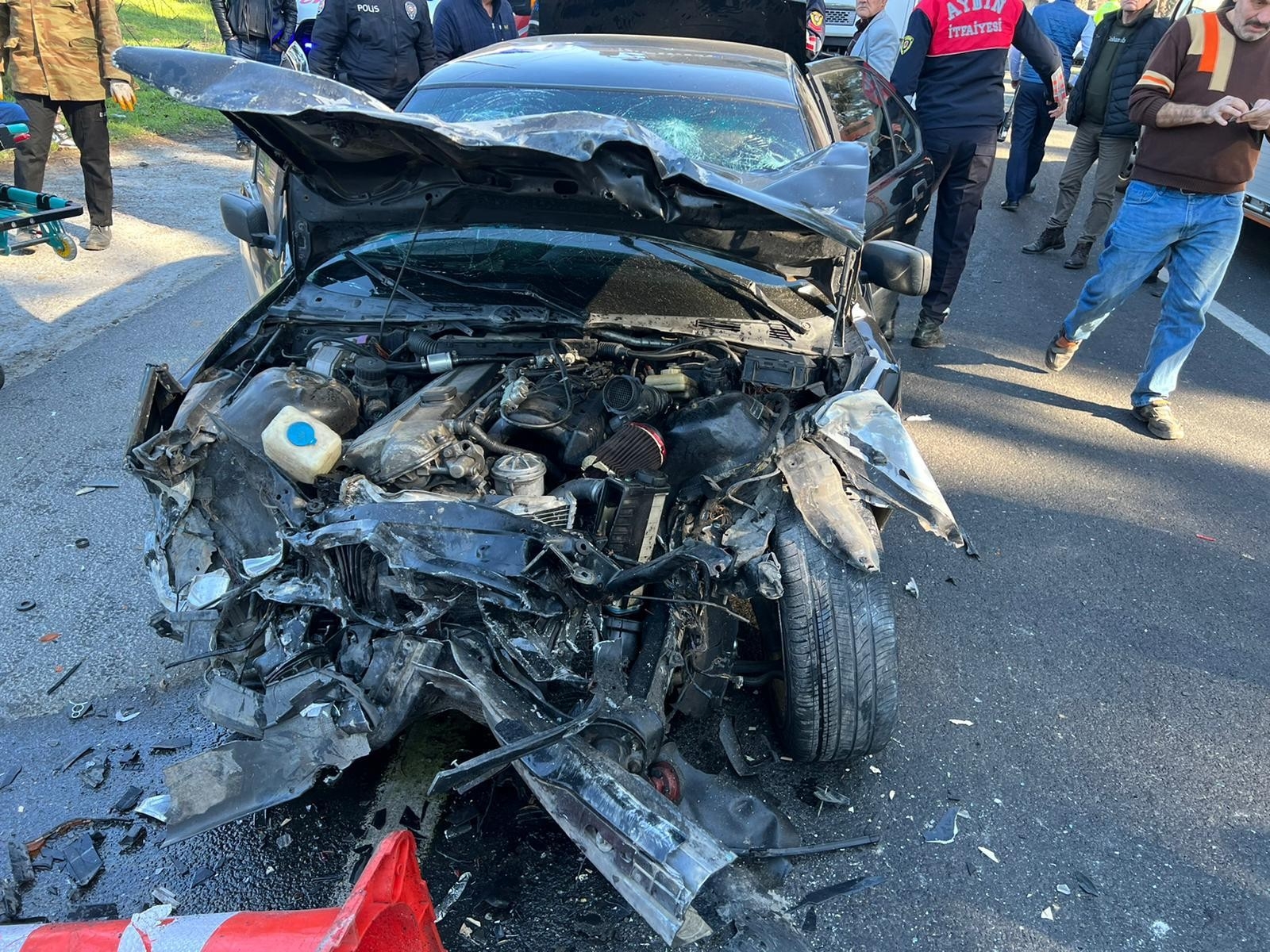 Aydın'da zincirleme trafik kazası: 10 yaralı