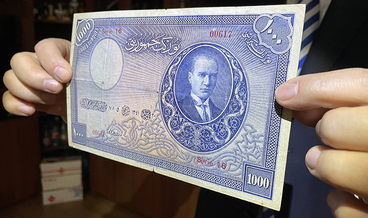 Türkiye'nin en değerli banknotu satışa çıkarıldı