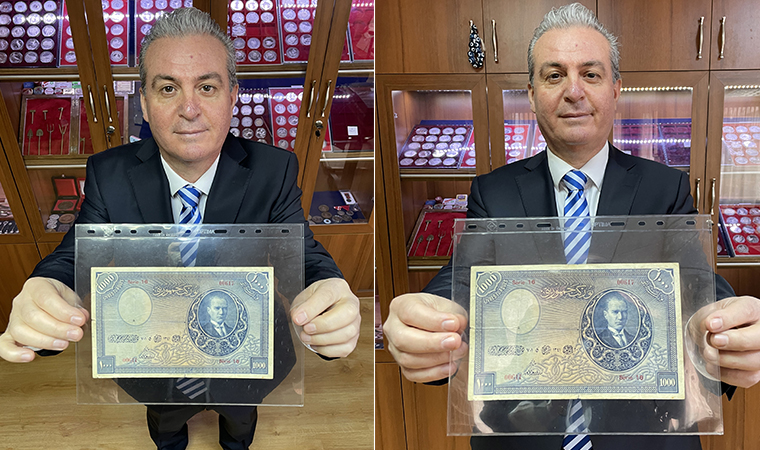 Türkiye'nin en değerli banknotu satışa çıkarıldı