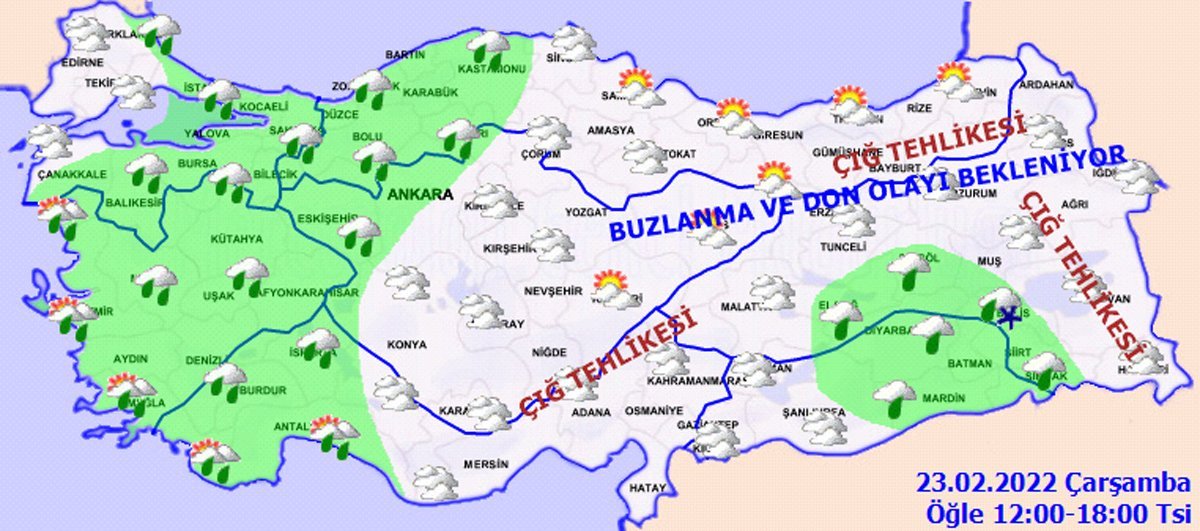 Meteoroloji Genel Müdürlüğü, İstanbul ve birçok kent için uyardı