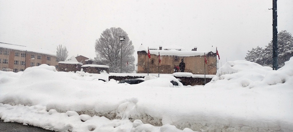 Bitlis'te bu kış 9 metrelik kar yağdı