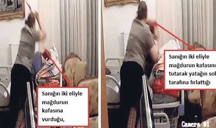 Alzheimer hastası kadına bakıcı işkencesi