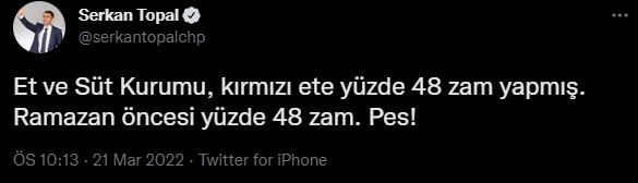 'Kırmızı et' zammına tepki yağdı: 'Ramazan armağanı!'