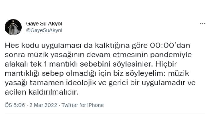 Ünlü isimlerden 'müzik yasağı' tepkileri: 'Tamamen ideolojik ve gerici bir uygulama'