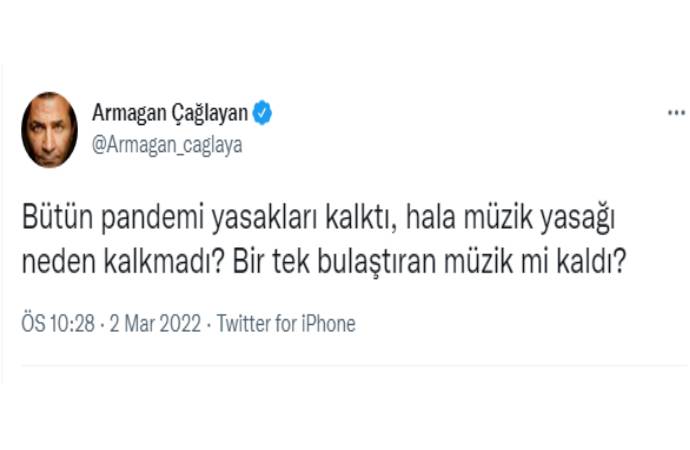 Ünlü isimlerden 'müzik yasağı' tepkileri: 'Tamamen ideolojik ve gerici bir uygulama'