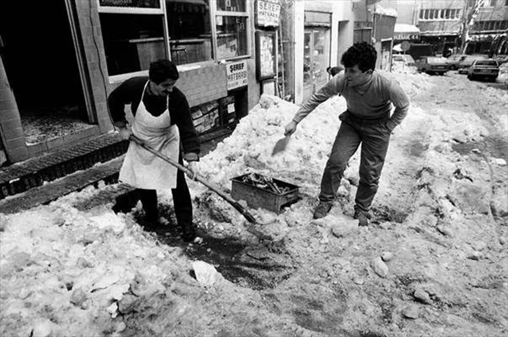 1987 İstanbul kışında neler yaşandı? Tarihe geçen kar fırtınasından çarpıcı fotoğraflar