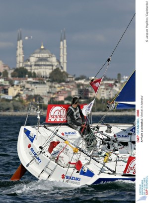 Boğaz'da yelken şov