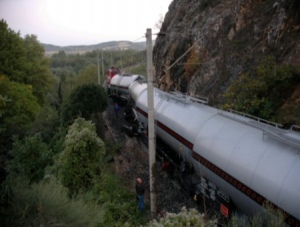 Bilecik'te tren kazası