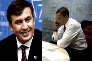 Obama ve Saakaşvili'nin telefon görüşmesi