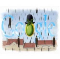 Google, Magritte'in doğum gününü kutluyor