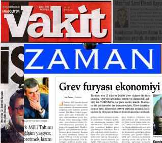 Vakit ve Zaman Gazeteleri'ne uyarı