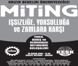 ''Emek, Barış ve Demokrasi Mitingi''