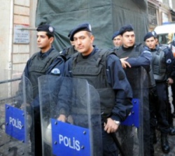 İstanbul'da Yunanistan protestosu