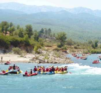 Köprülü Kanyon'da Rafting