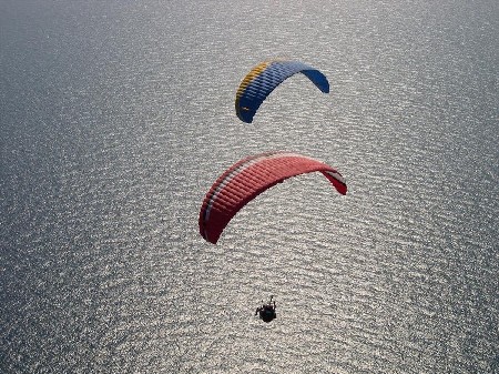 Bingöl'de yamaç paraşütü