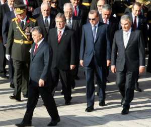 İlk tören Anıtkabir'de